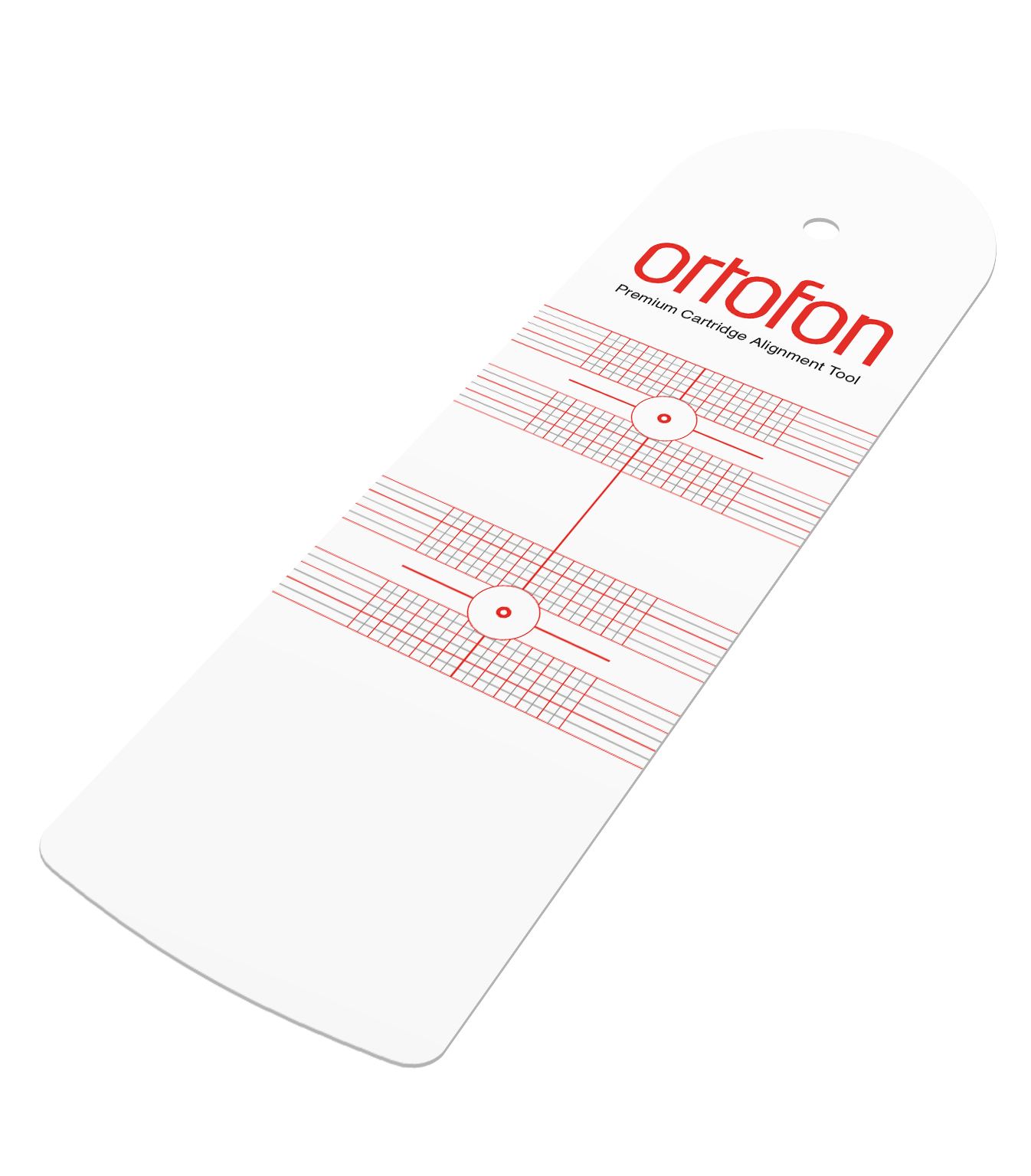 Ortofon Premium Alignment Tool äänirasian kohdistusapu  Äänirasian kohdistusapu