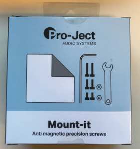 Pro-Ject Mount It, ruuvipakkaus äänirasioille