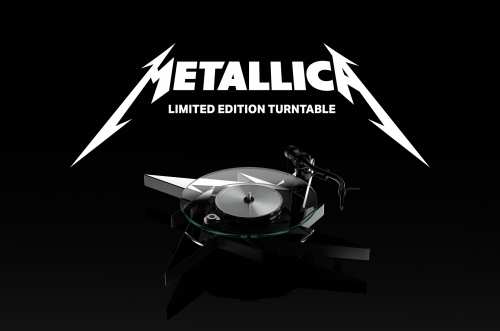 Pro-Ject Metallica Limited Edition Turntable Artist Collection levysoitin, tuote ennakkomyynnissä